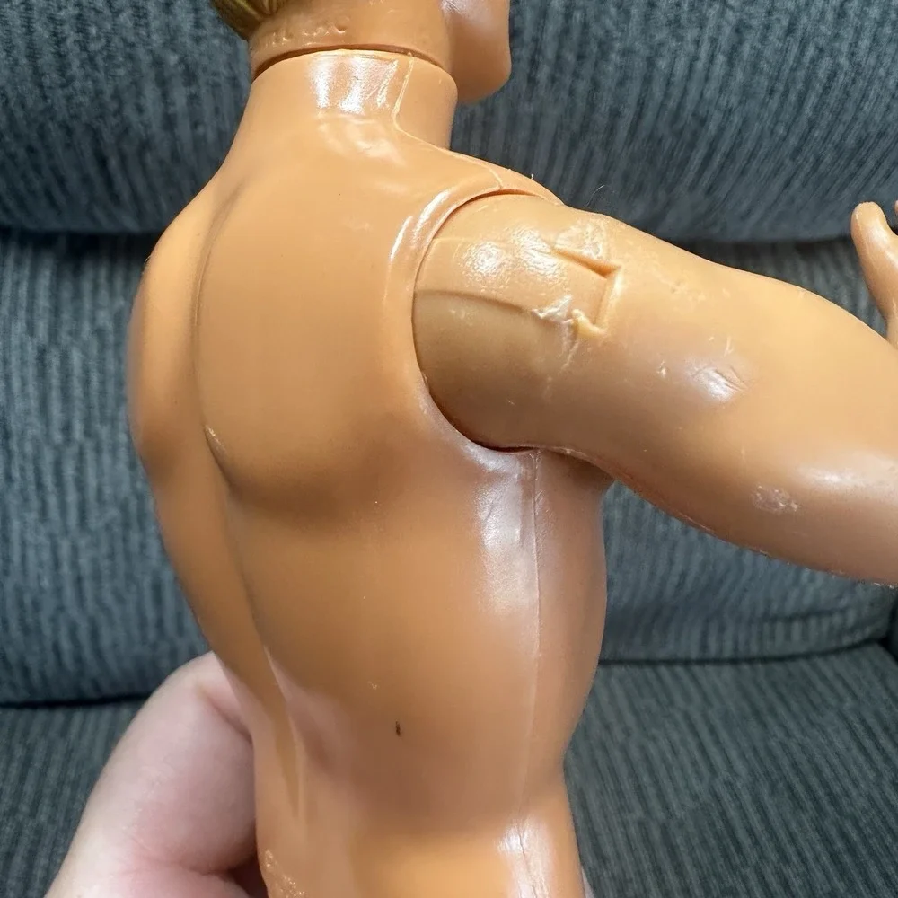 Vintage Mattel Ken Twist 'N Turn TNT Molded Hair Doll Malaysia Bent Arms Tan